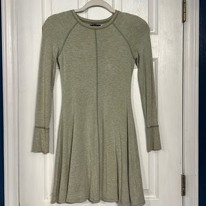 BDG VERY soft Pale Olive colored Swing Dress- Size XS-TP